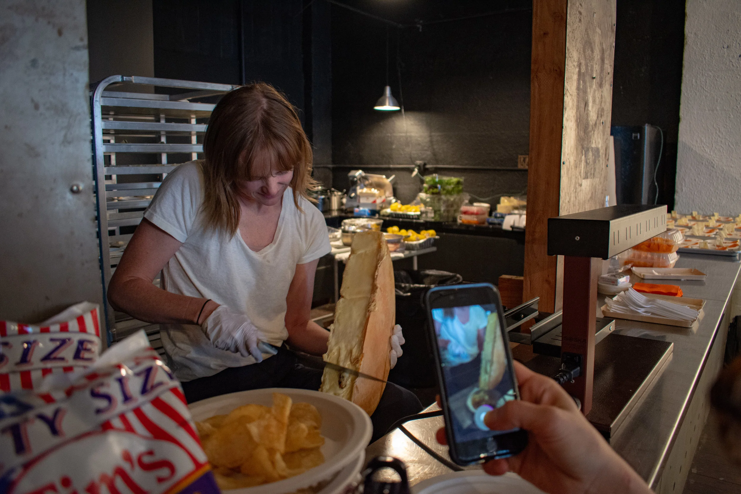 Molly displaying that Instagram love for Raclette.