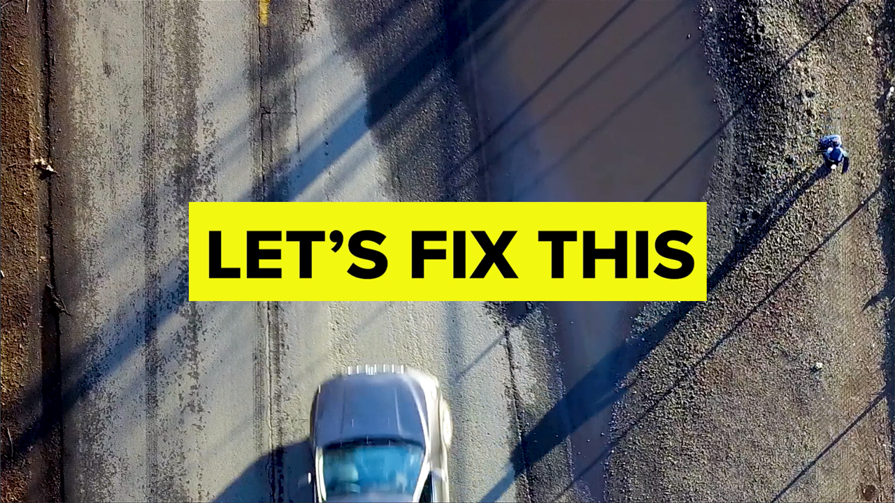 Sidewalk repair campaign