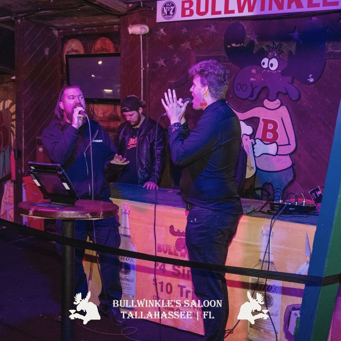 🎤 Bull Karaoke continues Tonight! Open @ 8pm w/ DJ Big B starting off the night &amp; an electrifying karaoke session kicking off around 10! No cover charge! 🙌 And with every stellar performance we're giving you $$ off your drinks! 🍹🎶 Don't miss 