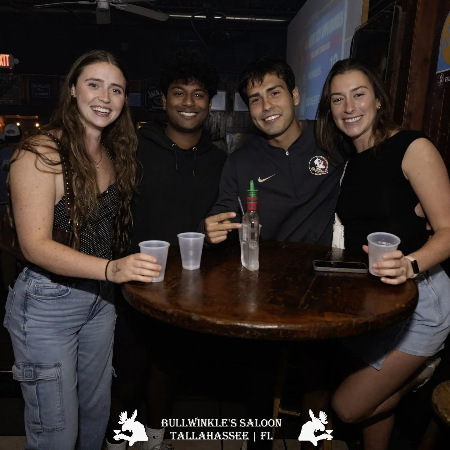 CollegeNight Thurs @ Bulls continues tomorrow! But first! It's Ladies night Whiskey Wed! Open @ 8pm w/ No Cover, Opt $10 Drink special for ladies, &amp; $$ off all whiskey we carry for everyone! Moose members get the drink special every night we're o