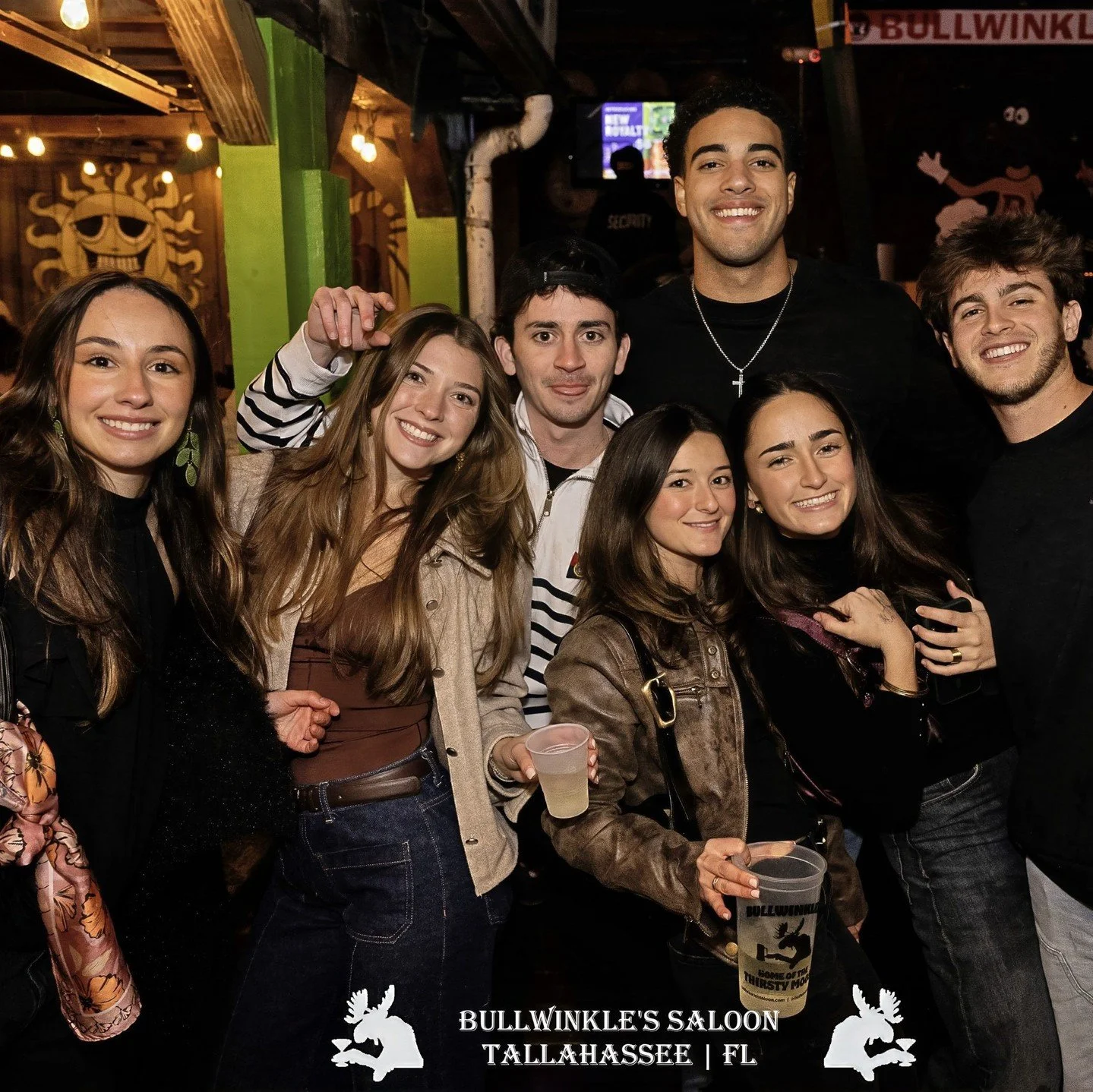 CollegeNight Thurs @ Bulls continues tomorrow! But first! It's Ladies night Whiskey Wed! Open @ 8pm w/ No Cover, Opt $10 Drink special for ladies, &amp; $$ off all whiskey we carry for everyone! Moose members get the drink special every night we're o