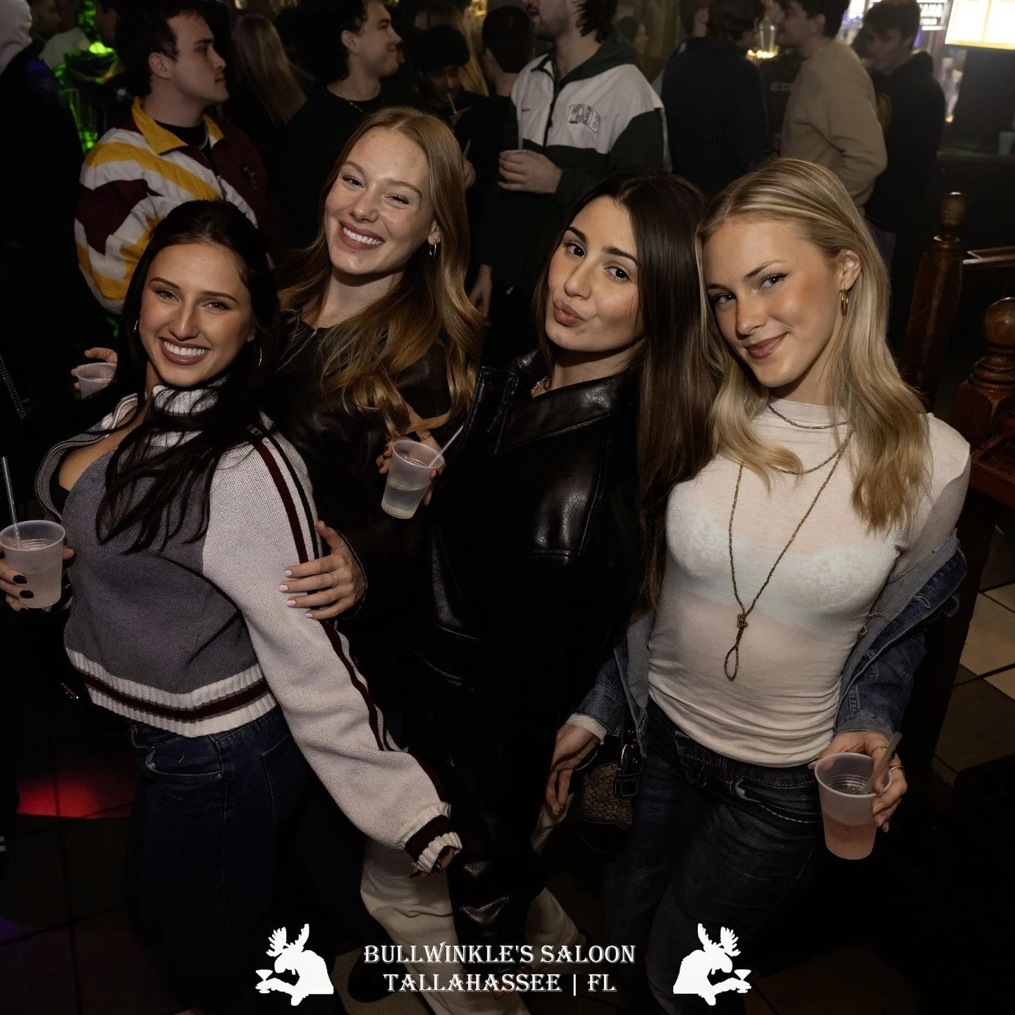 Bulls Collegenight Thursday continues Tonight! Open @ 8pm running your favorite special!⁠
⁠Full album on: facebook.com/thirstymoose⁠
Photo cred: @razor32308⁠
⁠
Always 21+⁠
#staythirsty