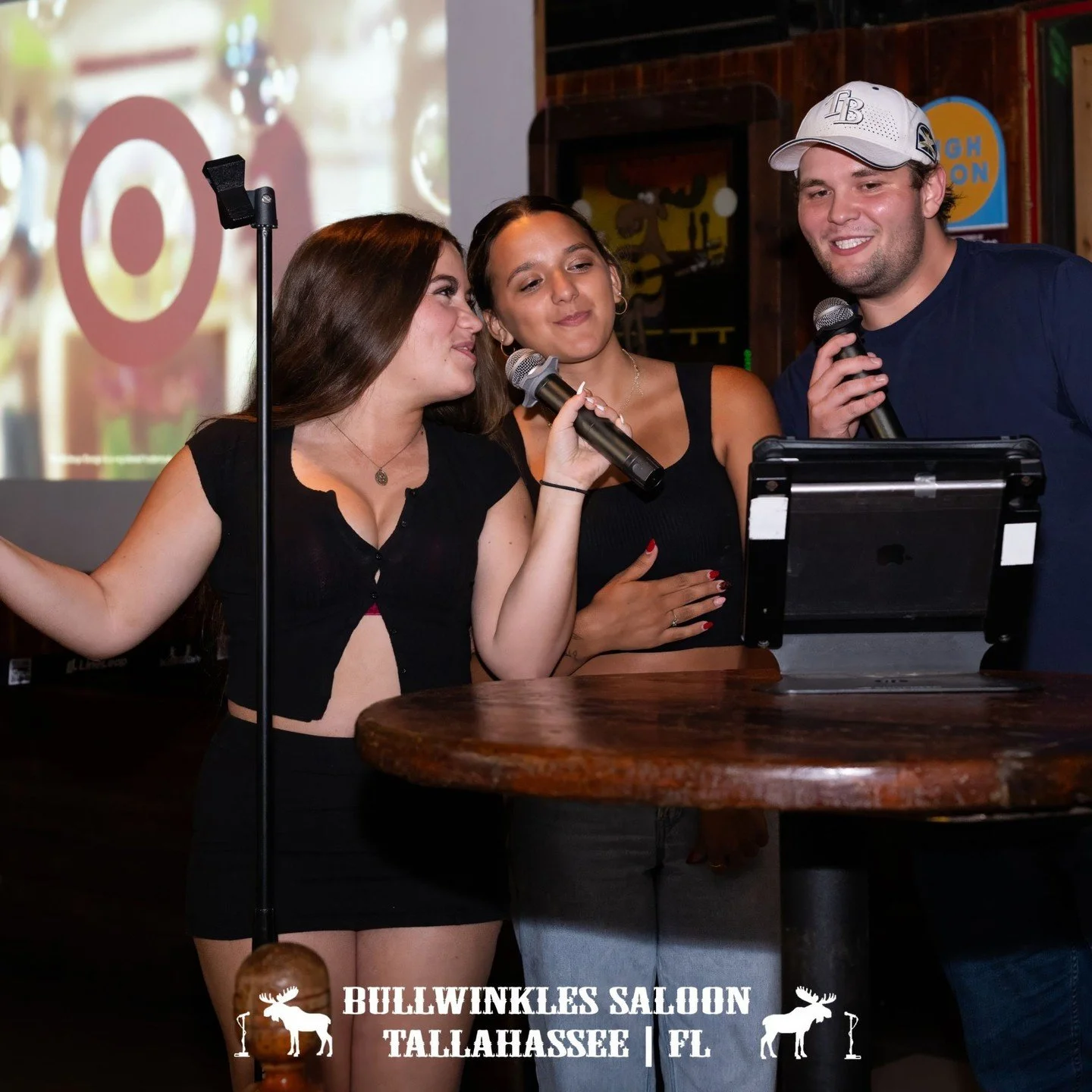 Karaoke time! Bulls is open tonight &amp; every Friday @ 8pm w/ No Cover &amp; optional free drink special! Moose members get the special every night we're open!⁠
⁠
Follow us for the latest updates and specials!⁠
⁠
Always 21+⁠
#staythirsty⁠