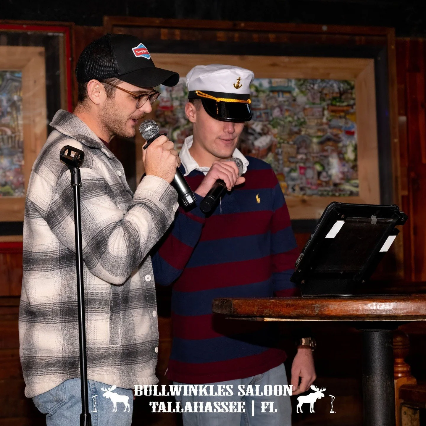Karaoke time! 🎤 Bulls is open tonight &amp; every Friday @ 8pm w/ No Cover &amp; optional free drink special! 🍹 Moose members get the special every night we're open! 🎉⁠
⁠
Follow us for the latest updates and specials!⁠
⁠
Always 21+⁠
#staythirsty
