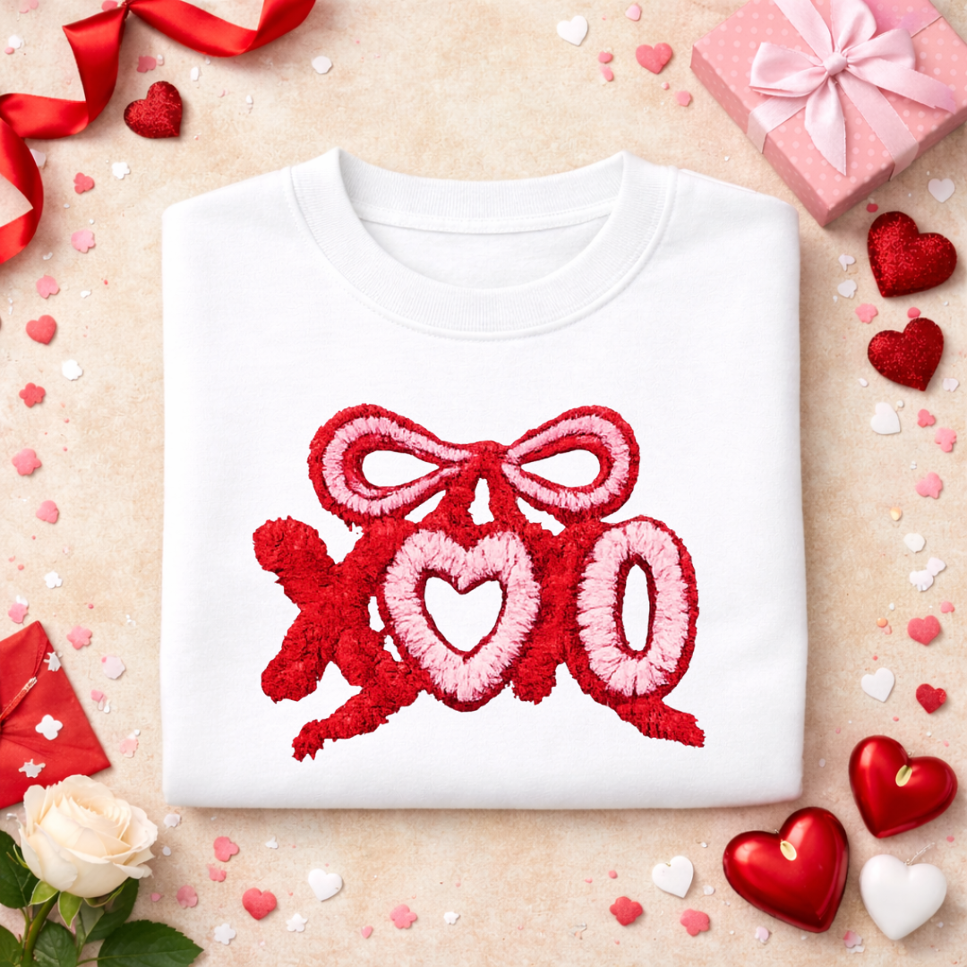 Bow Love Ready-to-Press DTF Transfer