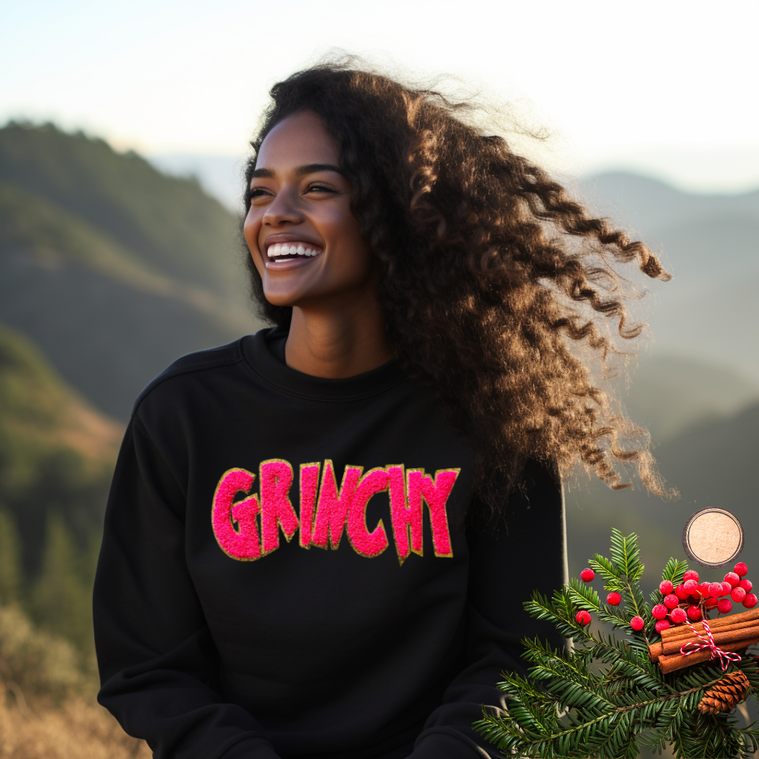 Patch iron on mock-up - Grinchy pink mock-up.png