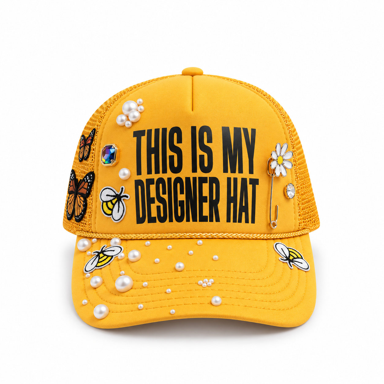 This Is My Designer Hat — Golden Bee Edition