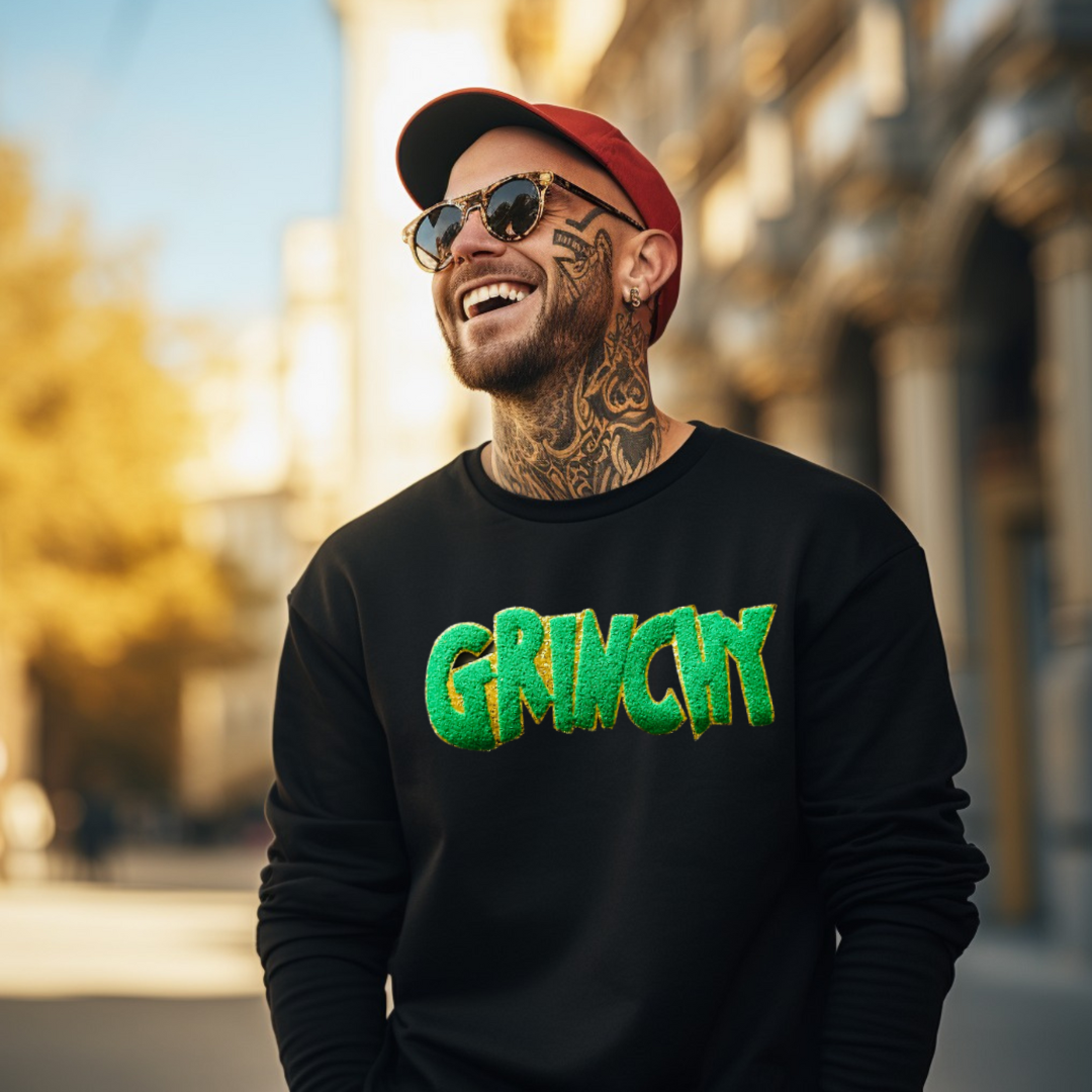 Patch iron on mock-up - Grinchy green mock-up.png