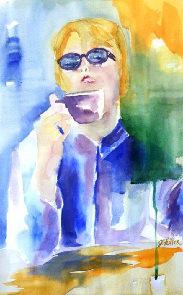 Watercolor by June Fisher-Markowitz