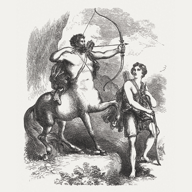 Chiron symbolizes mind and body re-integration: wisdom and vitality uniting.