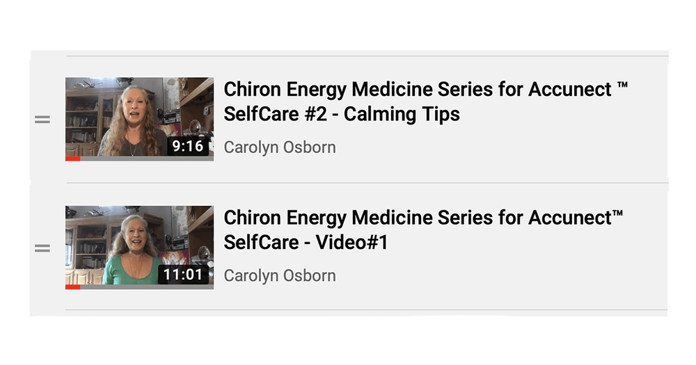 Our Free Video Series introducing Accunect™ Self Care has started ...