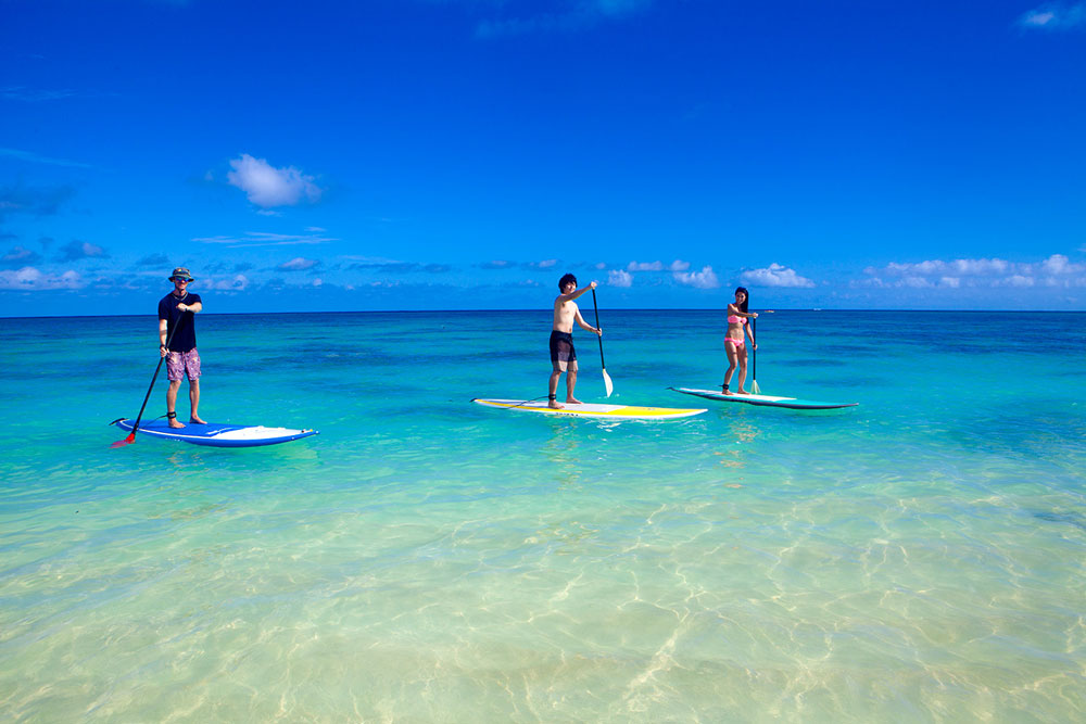 Paddleboarding in paradise on Oahu (Copy)