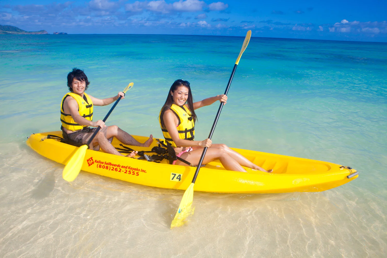 カヤックツアー Kailua Beach Adventures