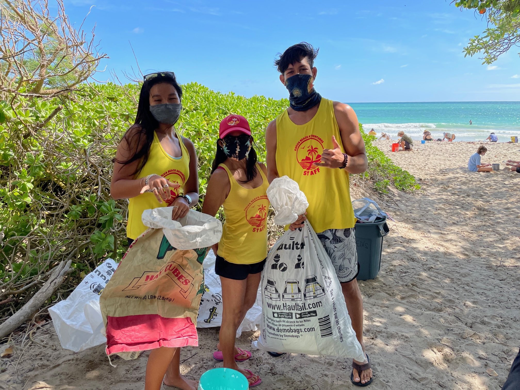 Making a Difference: Kailua Beach Adventures' Earth Day 2023 Beach Cleanup at Kalamas Beach