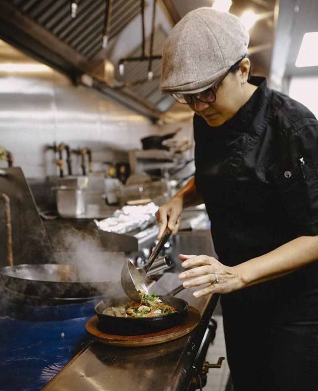 Taste the artistry of Thai &amp; Japanese cuisine, handcrafted by the talented Executive Chef &amp; Owner Amornrat Aksornranan. A true master of flavors! 🍛🍜😌🙏🏼✨ #WomenLedKitchen #AsianFlavors#womenownedbusiness