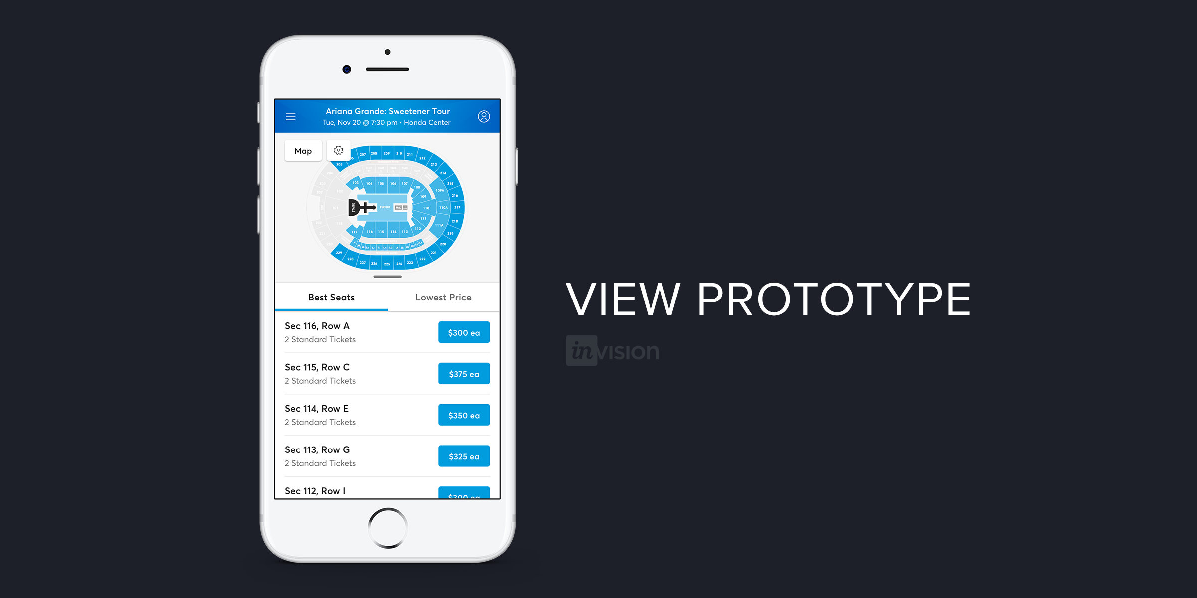 Ticketmaster Event Page — John Le, UI/UX & Product Designer