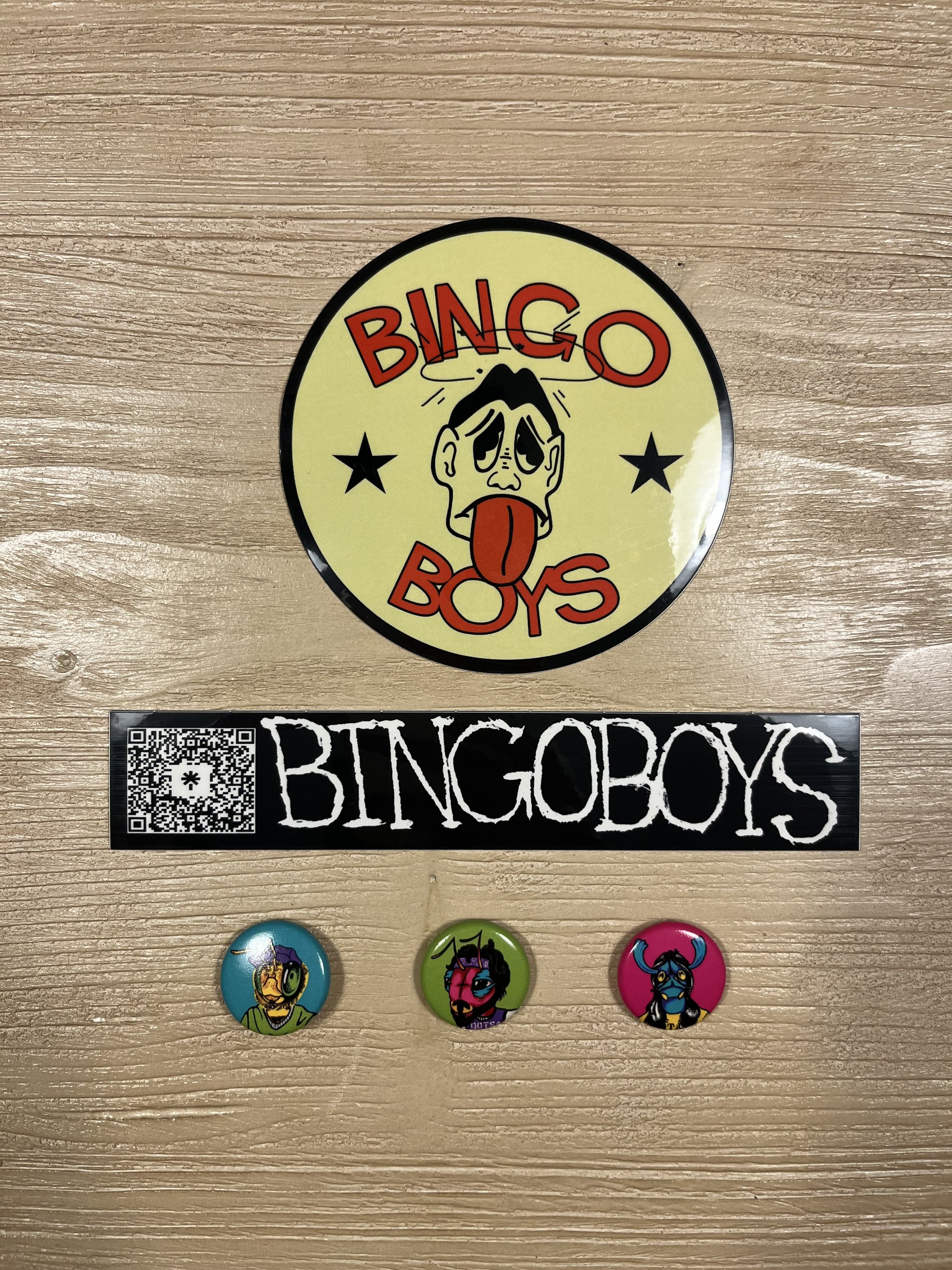 Bingo Boys Sticker/Pin Pack