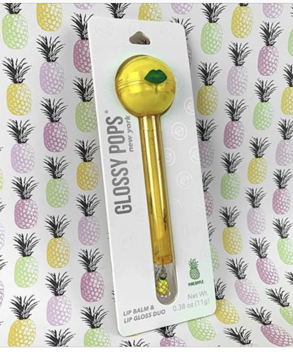 Glossy Pops Prickly Pineapple sweet treat collection gummy bear blue Havana rainbow dreams sweet yo self tgi - fruity peach strawberry I believe in unicorns Coney Island cone glitter