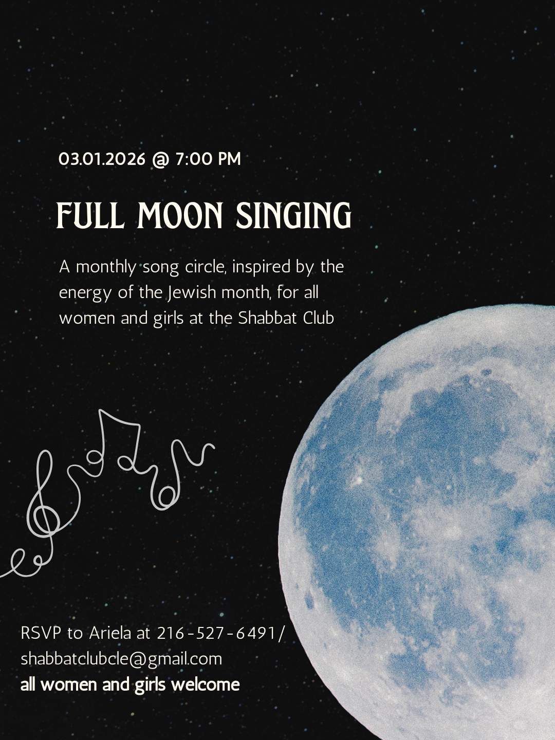 Nissan full moon song circle