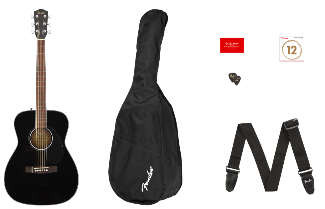 FENDER CC-60S CONCERT PACK V2, BLACK