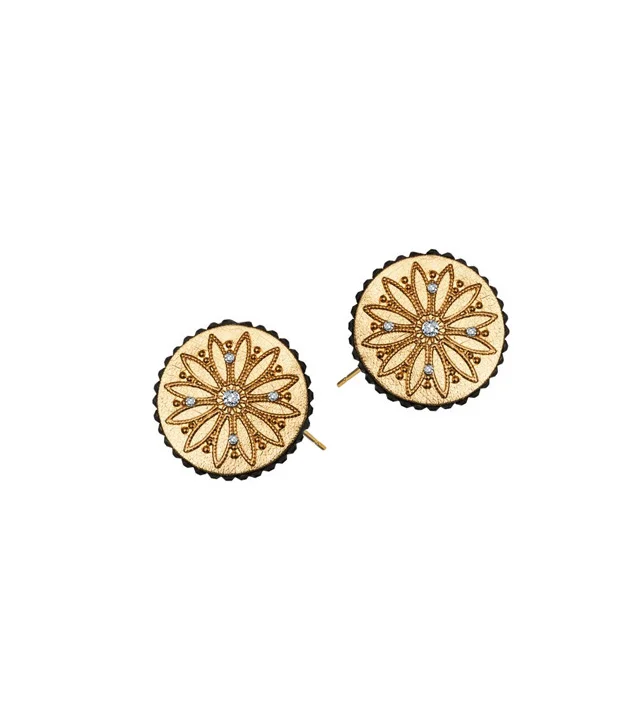 The Beauty Gold Flower Earrings