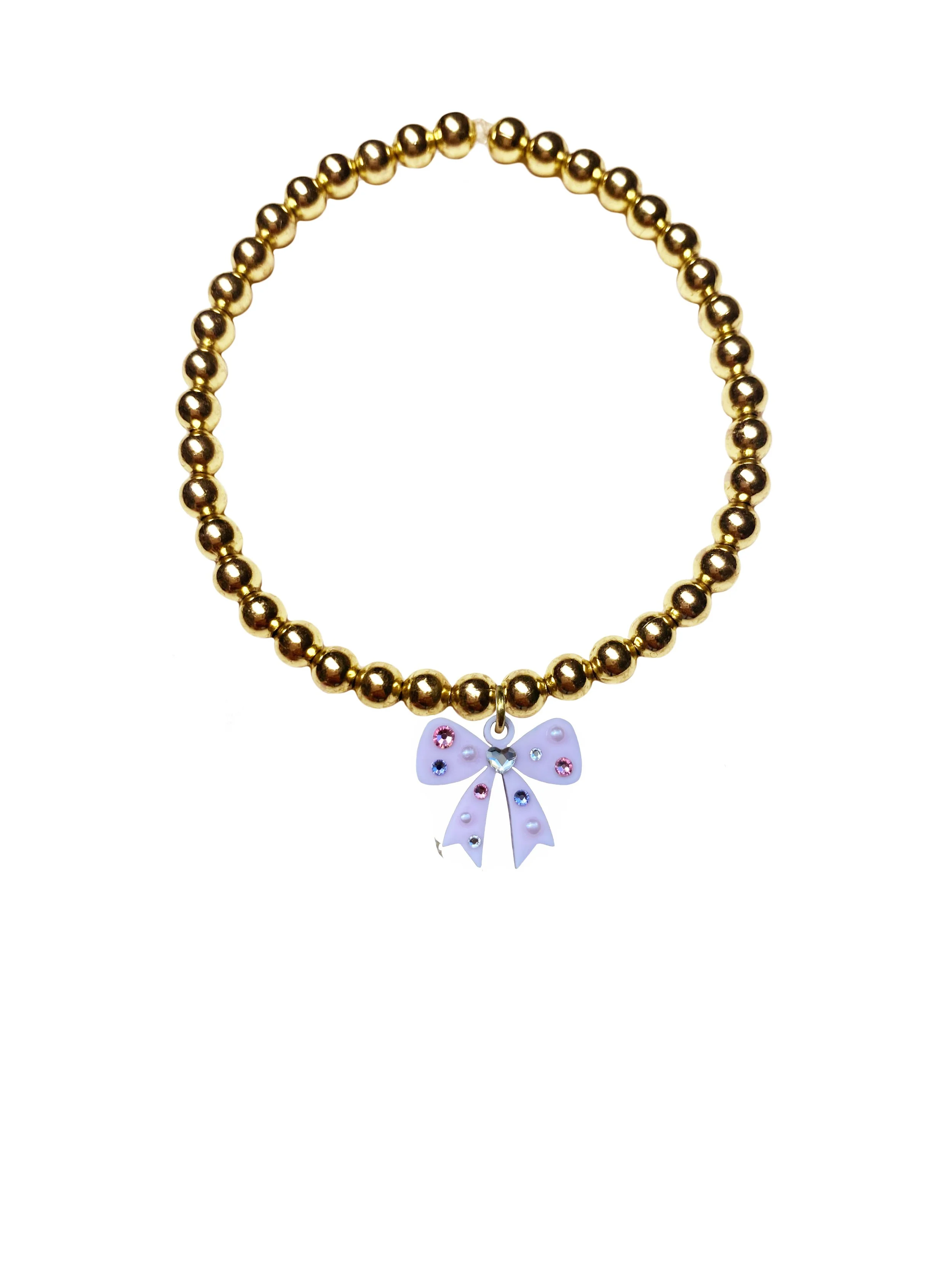 Pink Bow Bracelet
