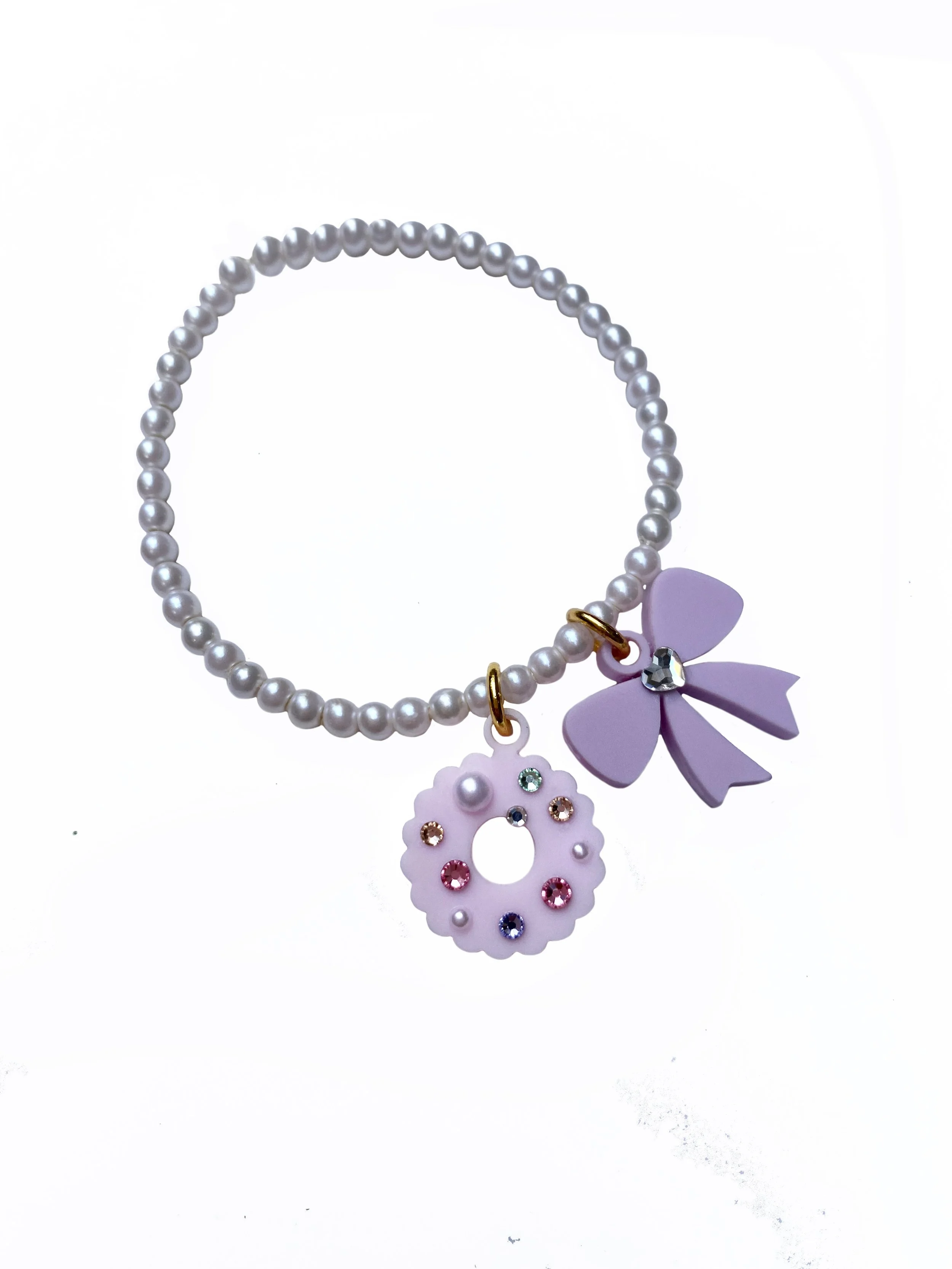 Pink Sugar Cookie and a Bow Bracelet