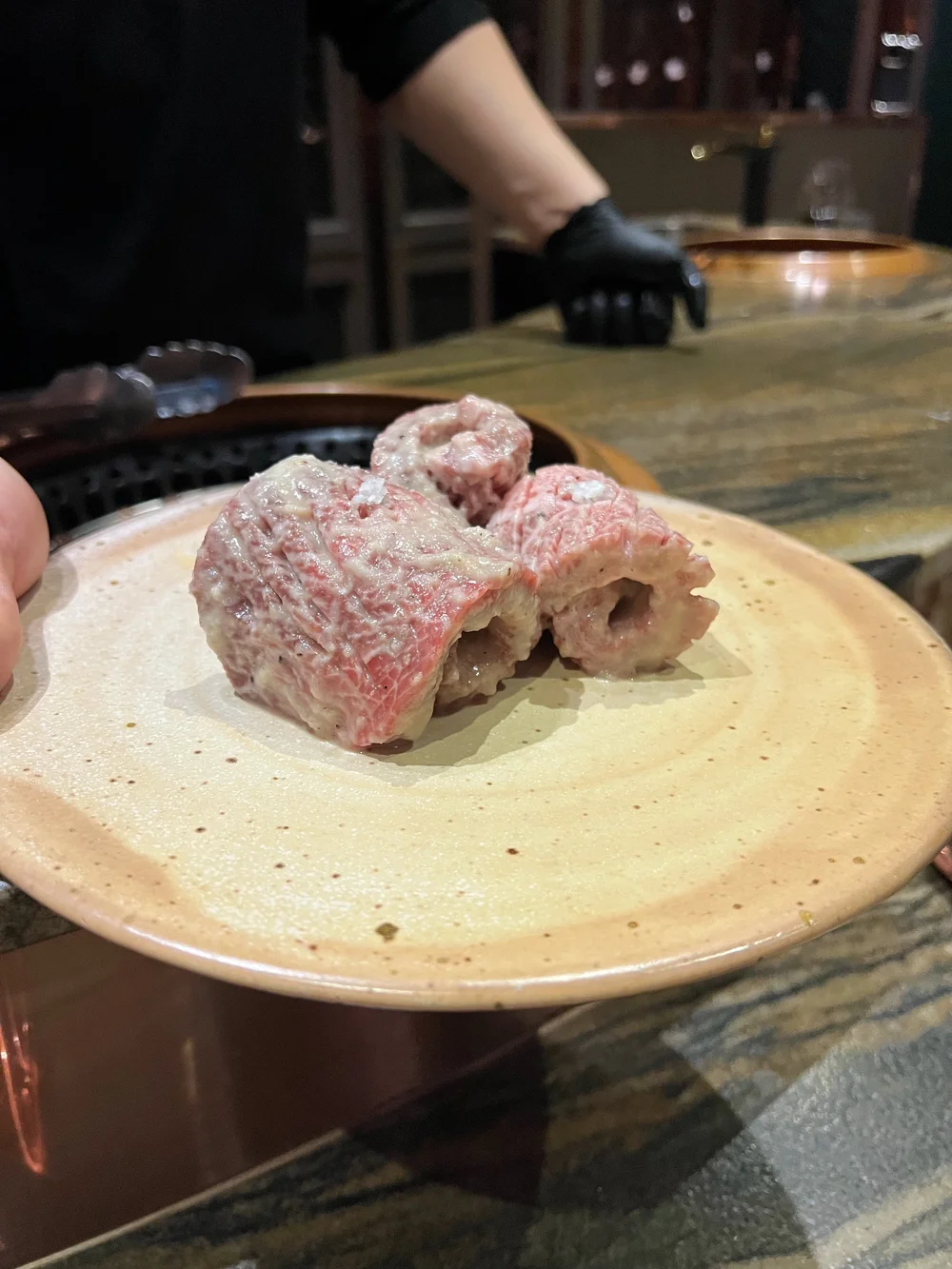 Tenderloin chain with sauce