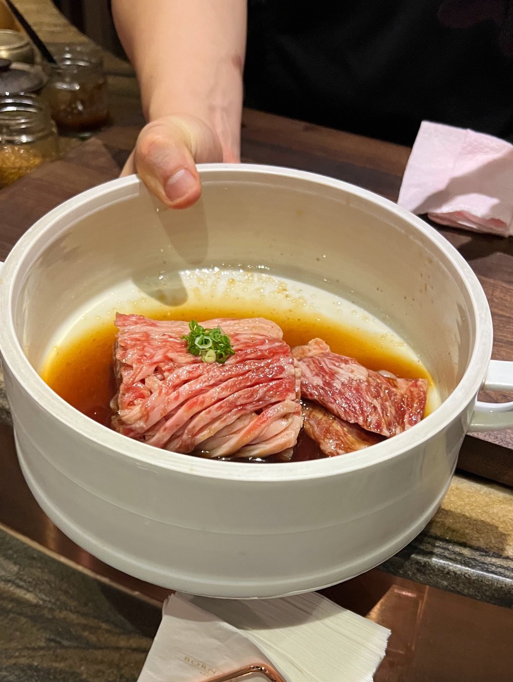 Seoul style bulgogi with broth