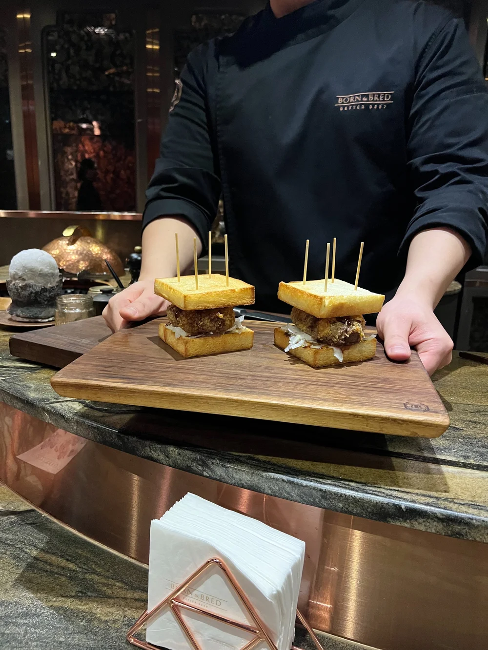 Katsu sando with tenderloin