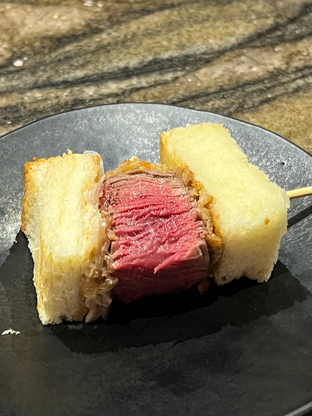 Katsu sando with tenderloin