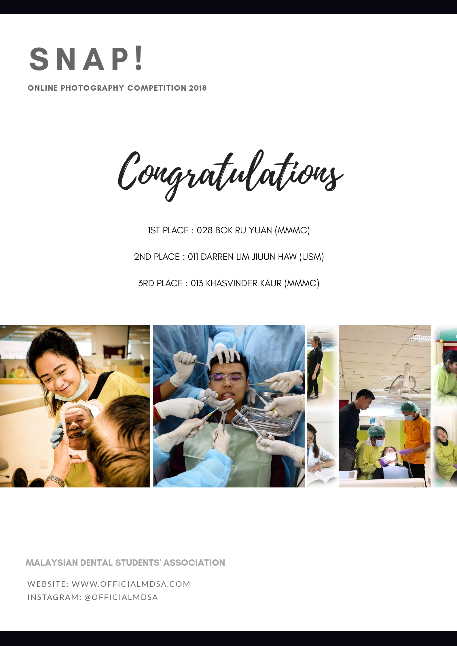 SNAP 3.0 Winner Announcement