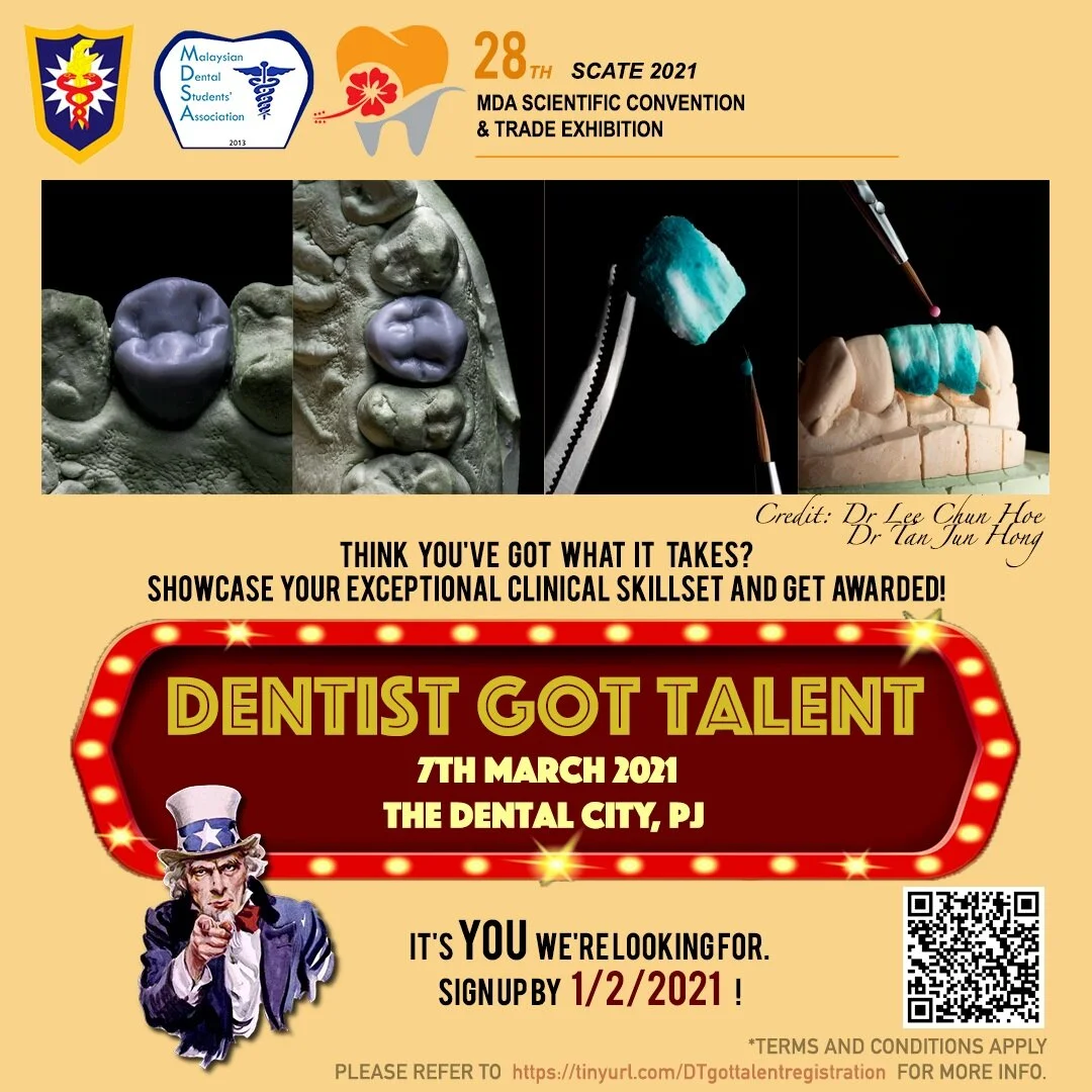 Cancellation of 28th SCATE Dentist Got Talent 2021
