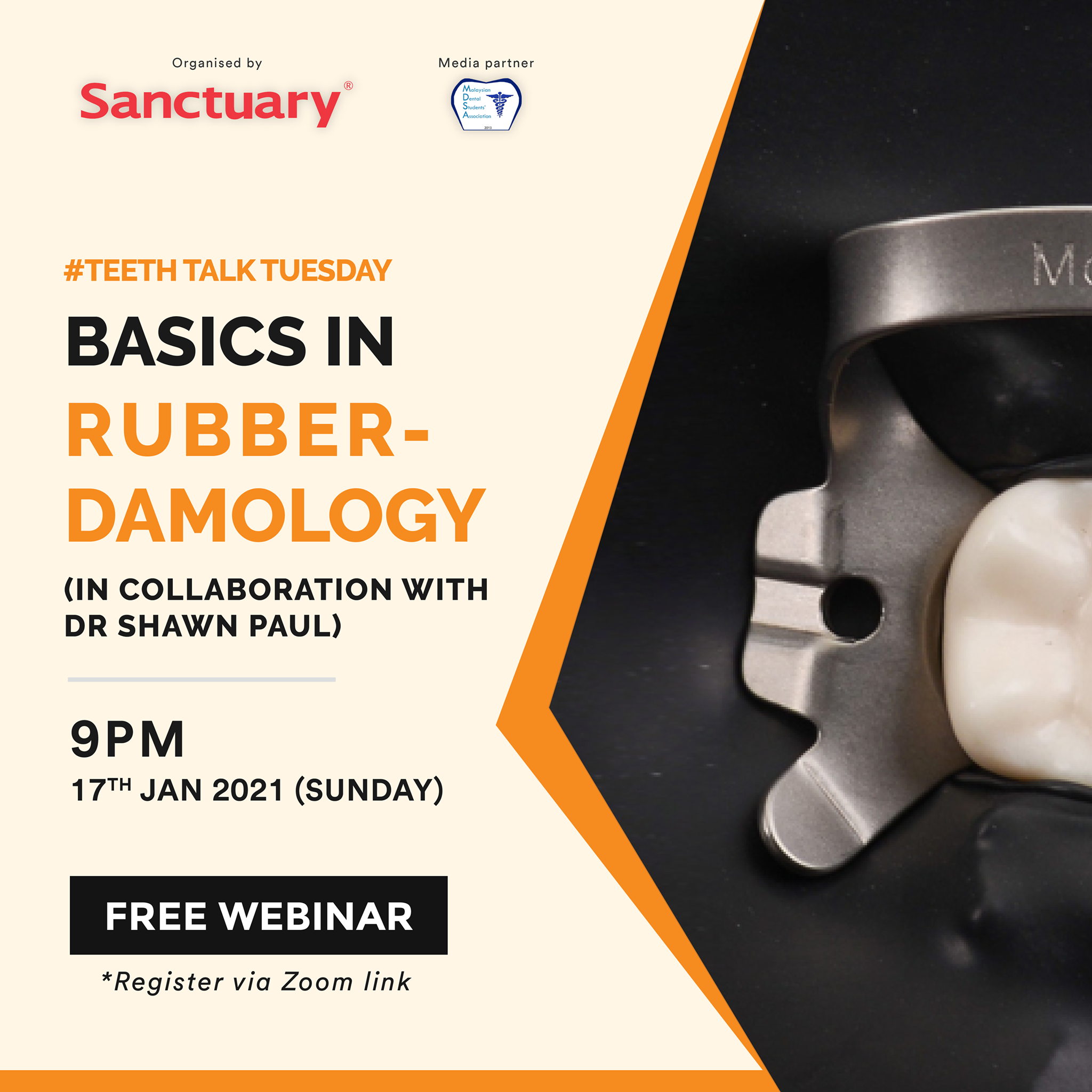 Basics in Rubberdamology, In Collaboration with Sanctuary Dental and Dr Shawn Paul