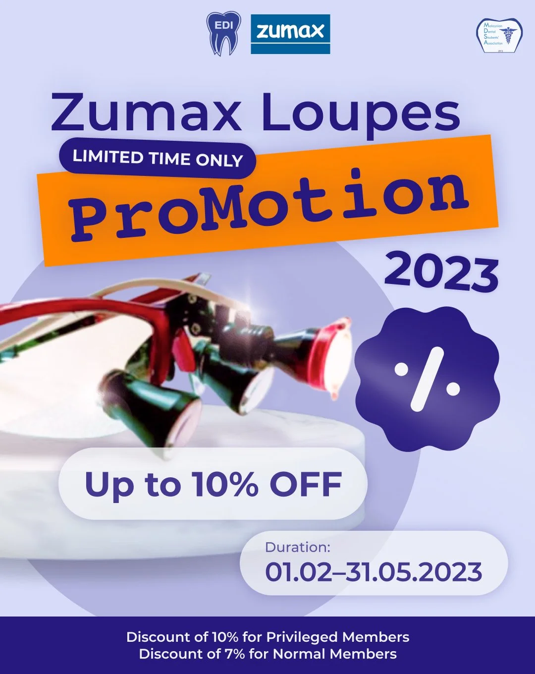 ZUMAX Dental Loupes Promotion 2023