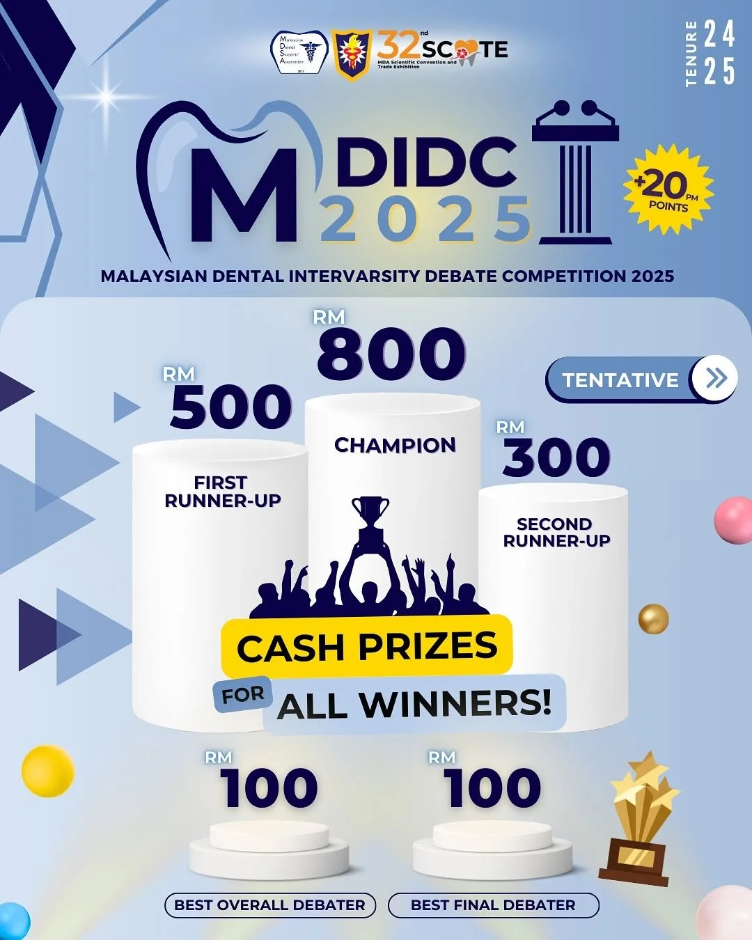 5th Malaysian Dental Intervarsity Debate Competition (MDIDC) 2025