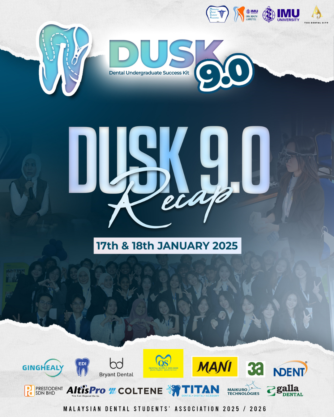 DUSK 9.0 — A WEEKEND THAT SHAPED MORE THAN SKILLS 🦷✨