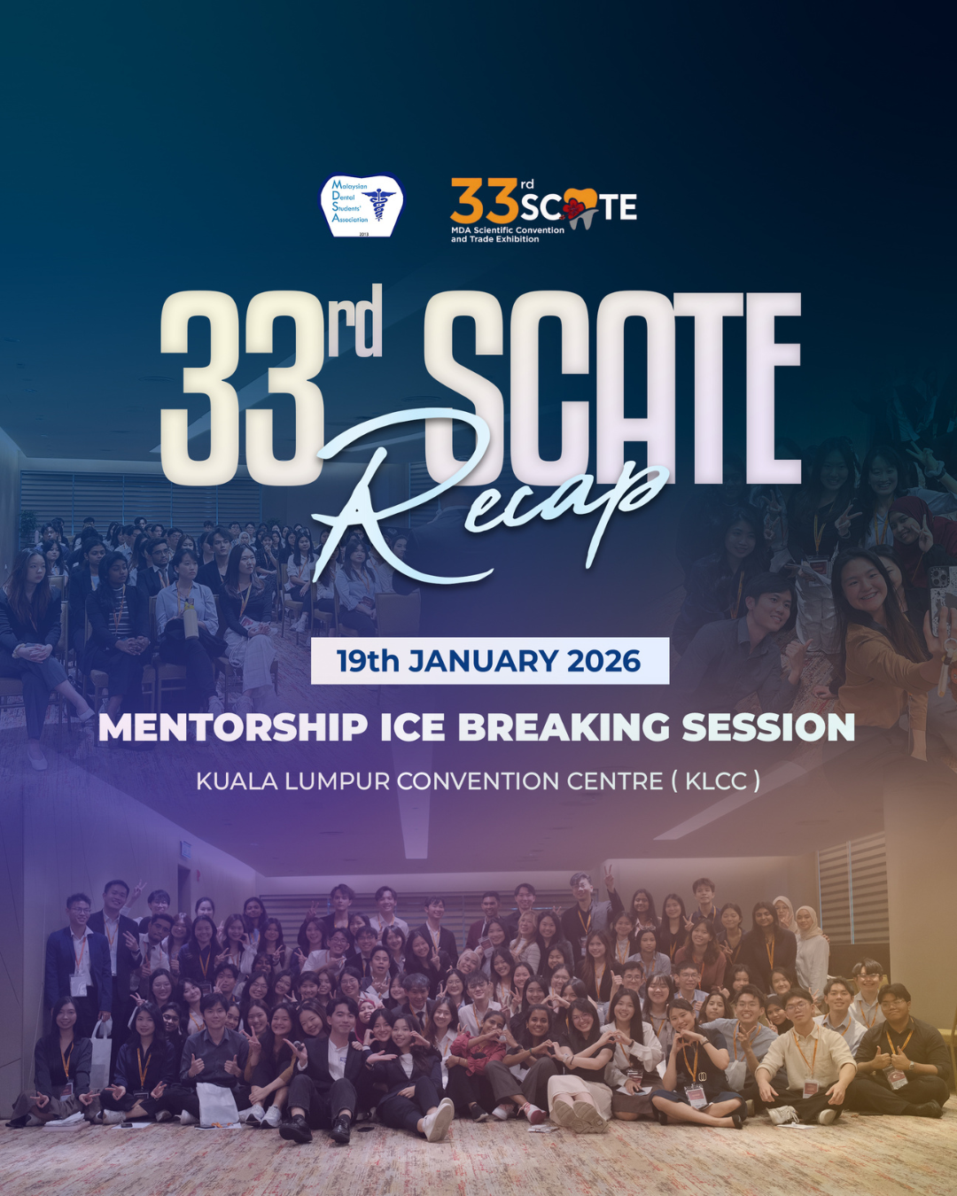 MDSA X 33rd MDA Scientific Convention and Trade Exhibition (SCATE): Mentorship Ice-Breaking Session