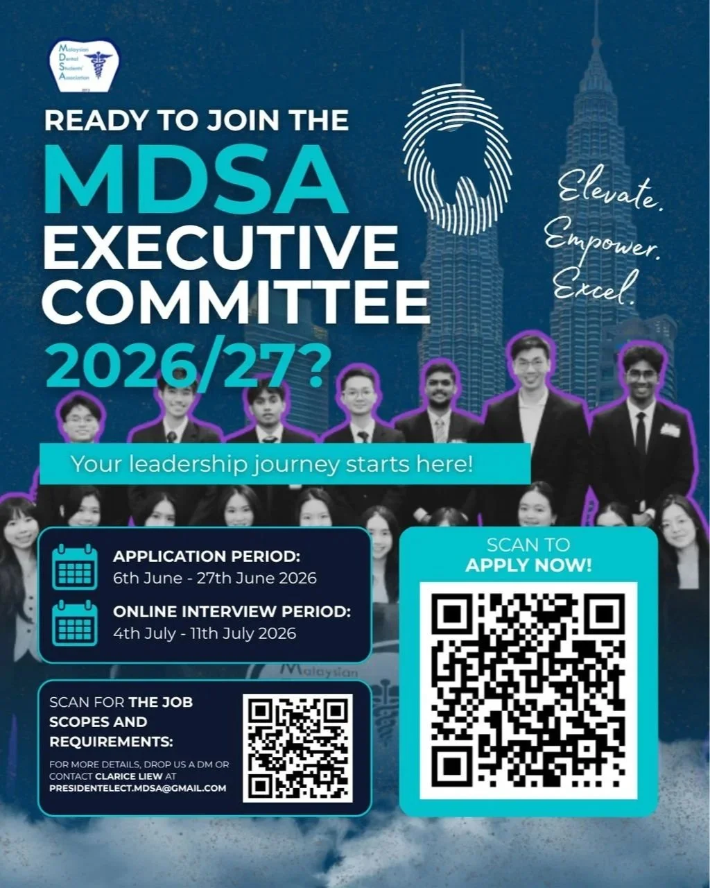 [MDSA Executive Committee Recruitment 2026/27 🦷✨]