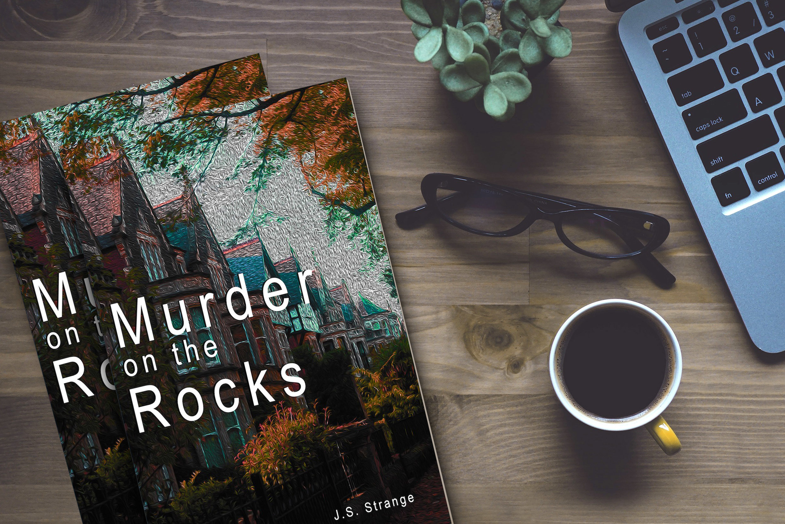 Book on table murder on the Rocks.jpg