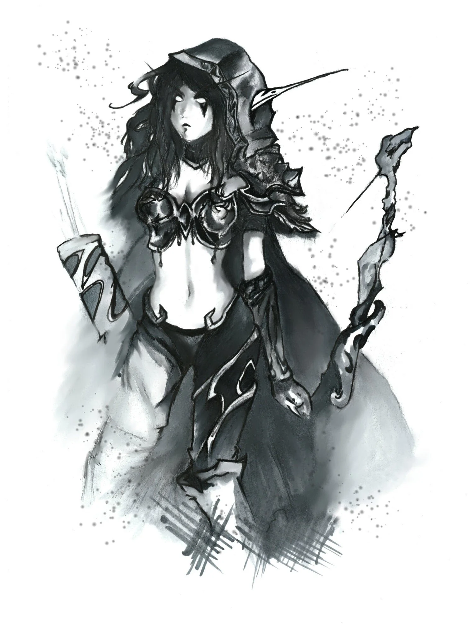 Die Cut Sticker Original Artwork Sylvanas Night Elf