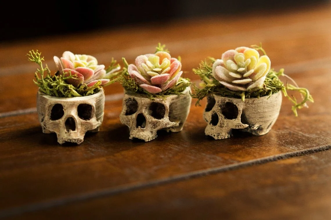 1" Skull Planter