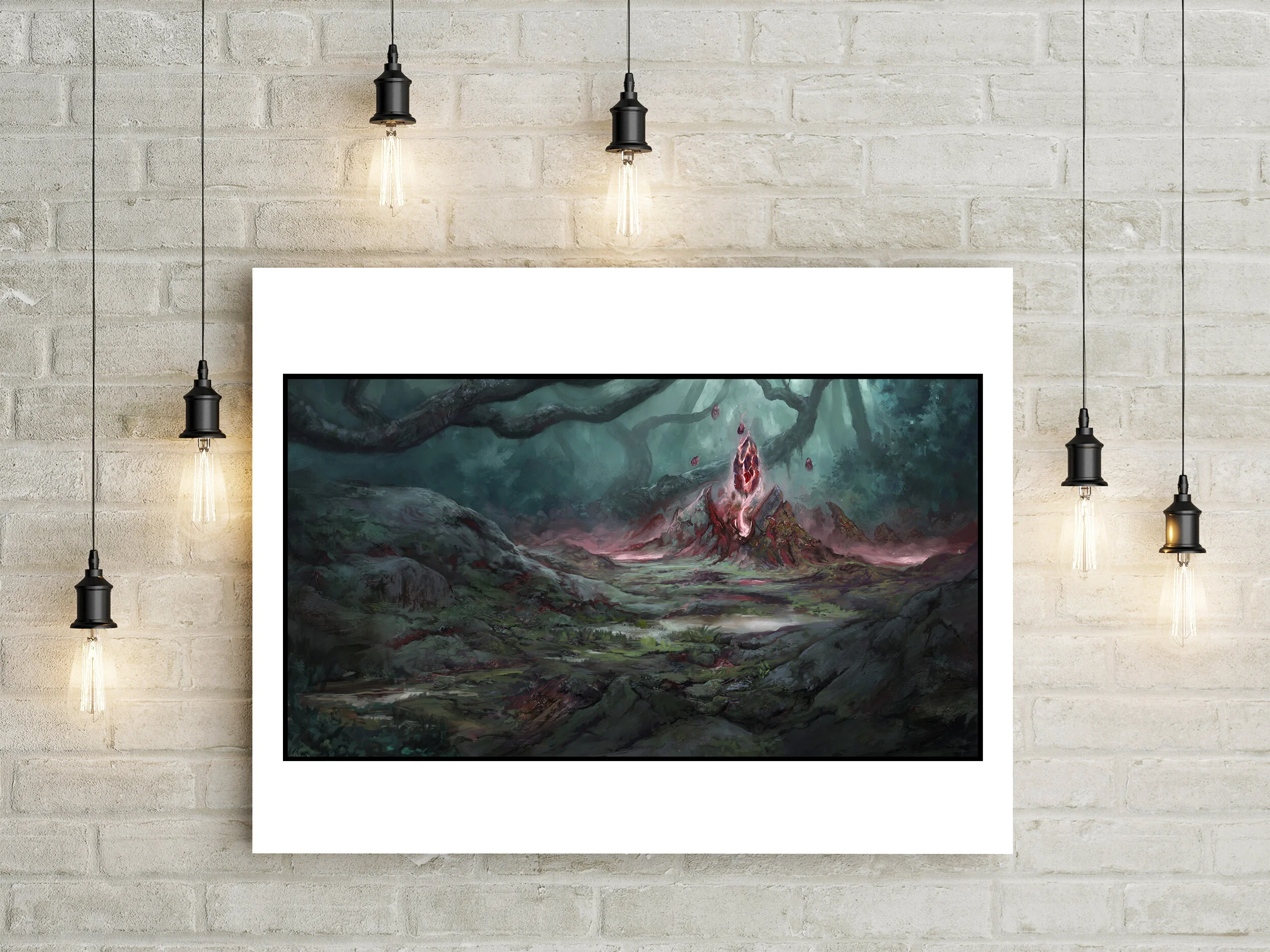 The Bloodstone Shard Print By Artist Sam White