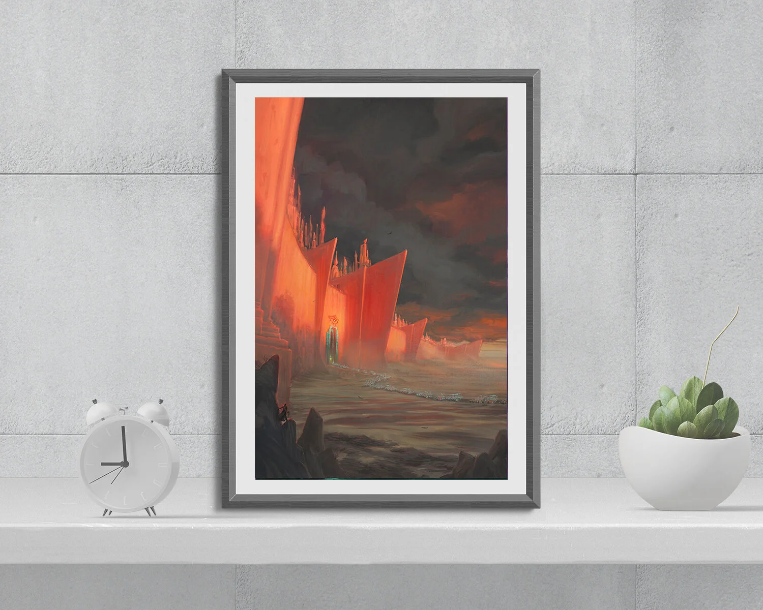 "Cinnabar Legions" Fine Art Print By Artist Bruce Brenneise