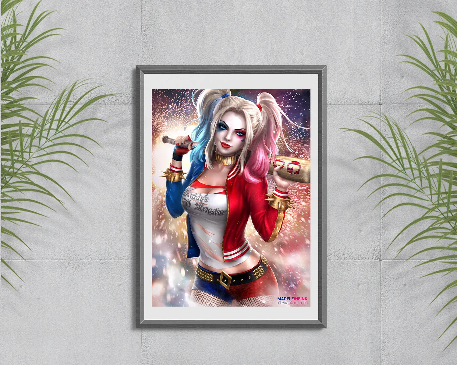 Harley Inspired Fan Artwork Print By Artist Madeleine Bellwoar