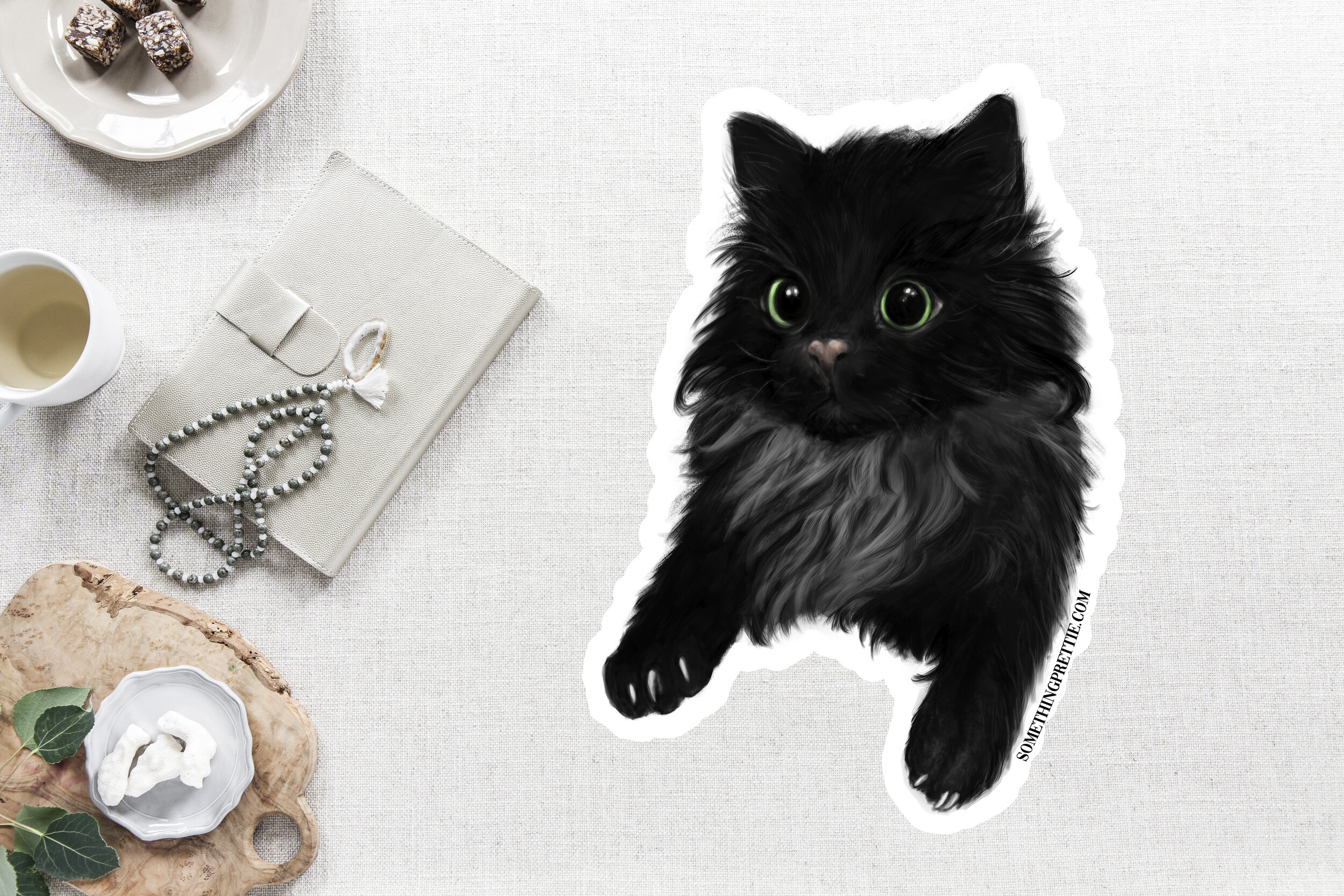 Black Kitty Sticker.jpg