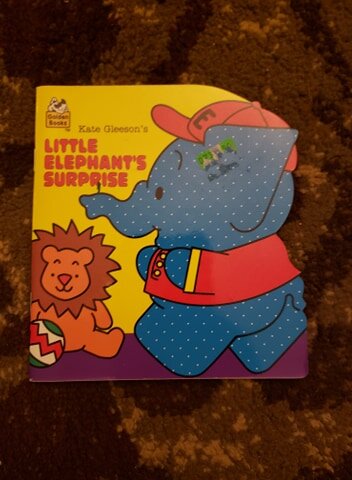 Children's Picture Book Golden Books "Little Elephants's Surprise"