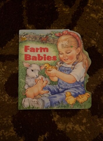 Children's Picture Book Golden Books "Farm Babies"