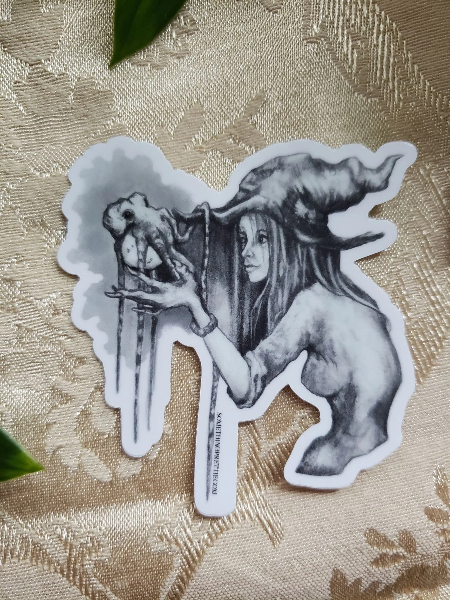 Birth of the Mindflayer Die Cut Sticker By Artist Kayla Klassy
