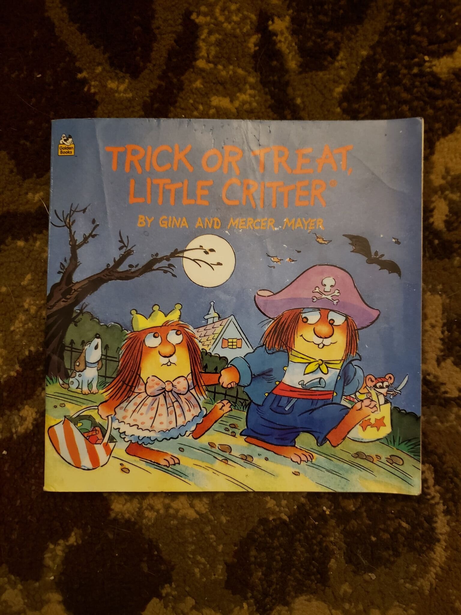 Vintage Little Critter Golden Books - "Trick or Treat, Little Critter"